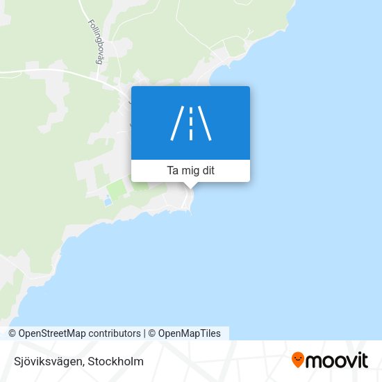 Sjöviksvägen karta
