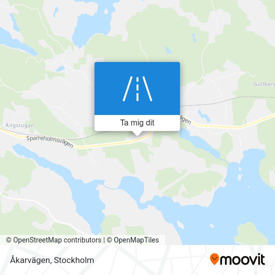Åkarvägen karta