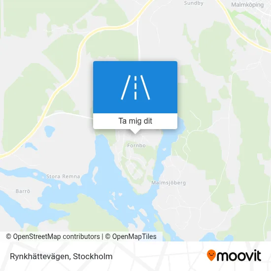 Rynkhättevägen karta