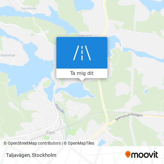 Taljavägen karta