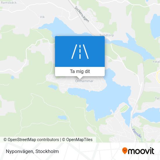 Nyponvägen karta