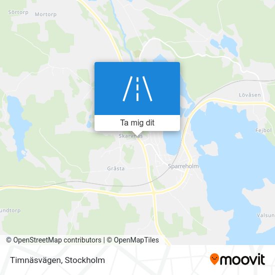 Timnäsvägen karta