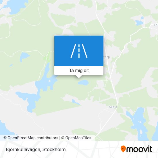 Björnkullavägen karta