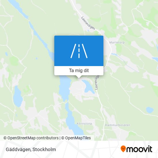 Gäddvägen karta