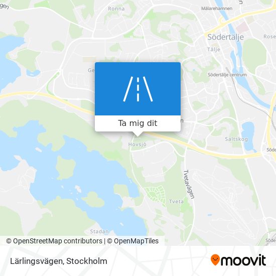 Lärlingsvägen karta