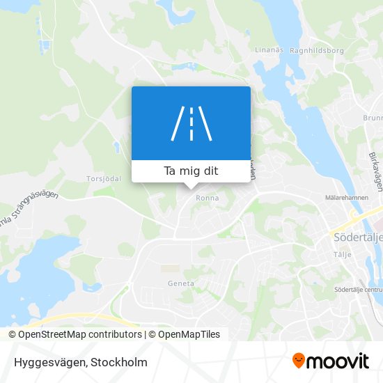 Hyggesvägen karta