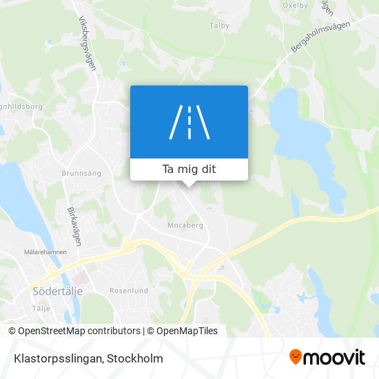 Klastorpsslingan karta