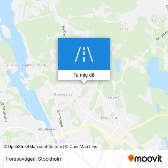 Forssavägen karta