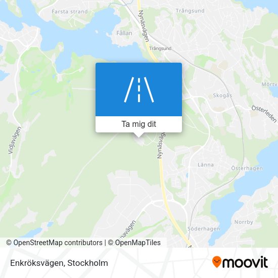 Enkröksvägen karta