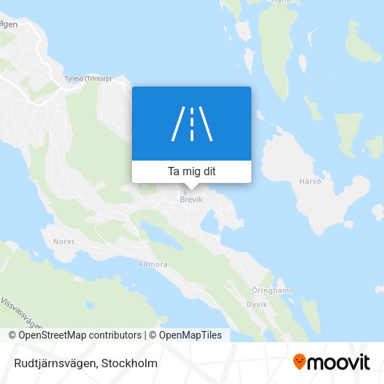 Rudtjärnsvägen karta