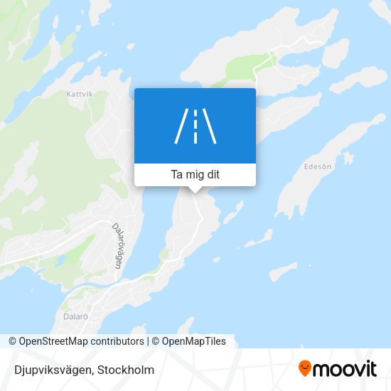 Djupviksvägen karta