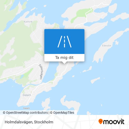 Holmdalsvägen karta