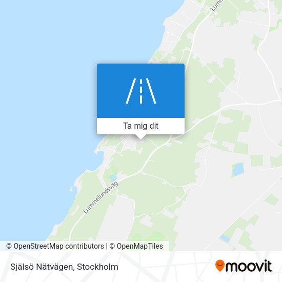 Själsö Nätvägen karta