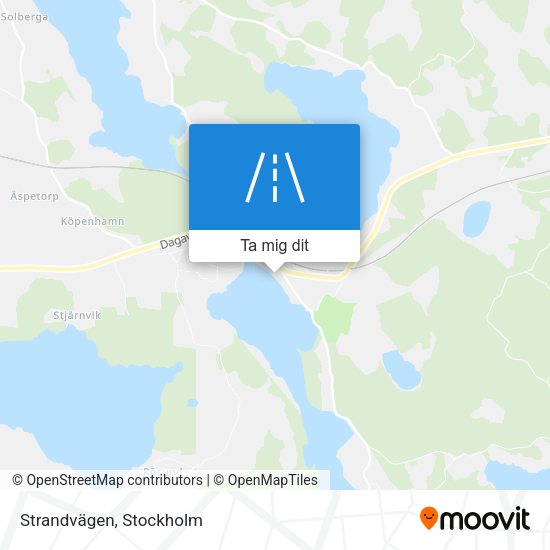 Strandvägen karta