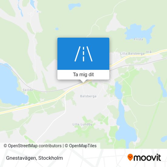 Gnestavägen karta