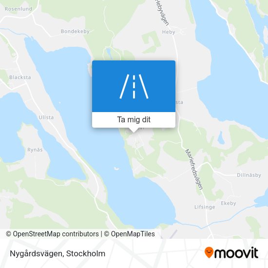 Nygårdsvägen karta