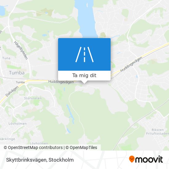 Skyttbrinksvägen karta