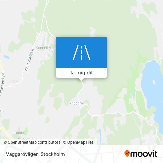 Väggarövägen karta