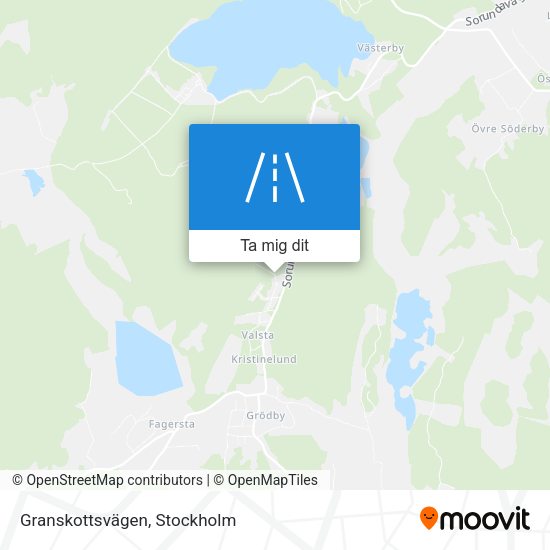Granskottsvägen karta