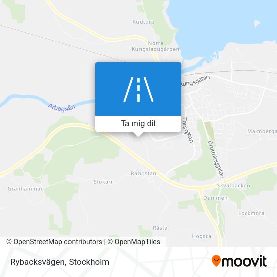 Rybacksvägen karta