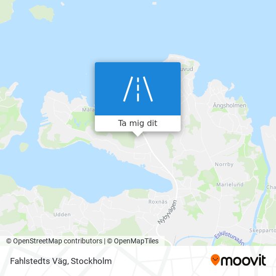 Fahlstedts Väg karta