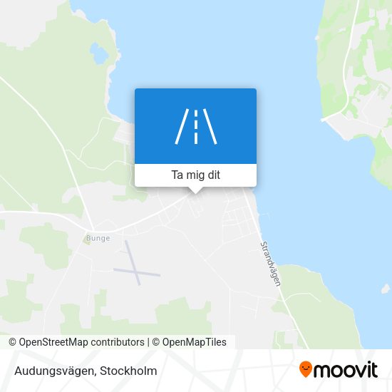 Audungsvägen karta