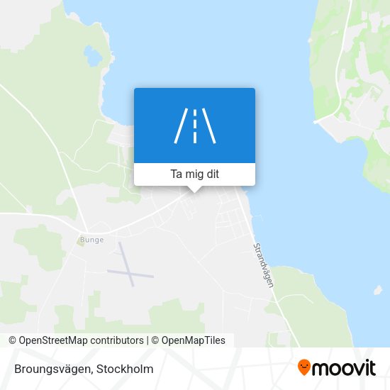 Broungsvägen karta