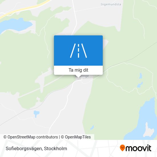 Sofieborgsvägen karta
