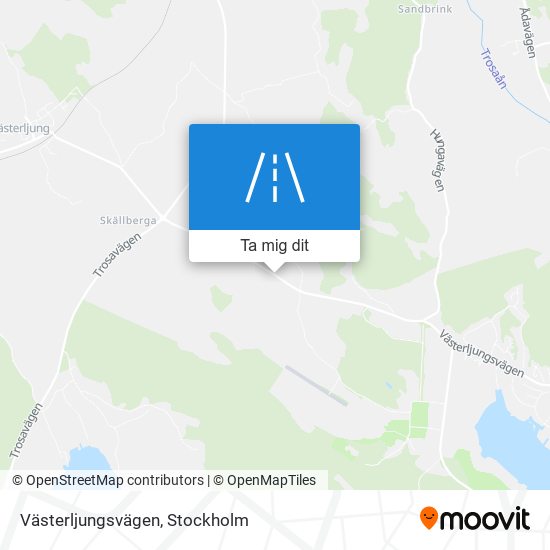 Västerljungsvägen karta