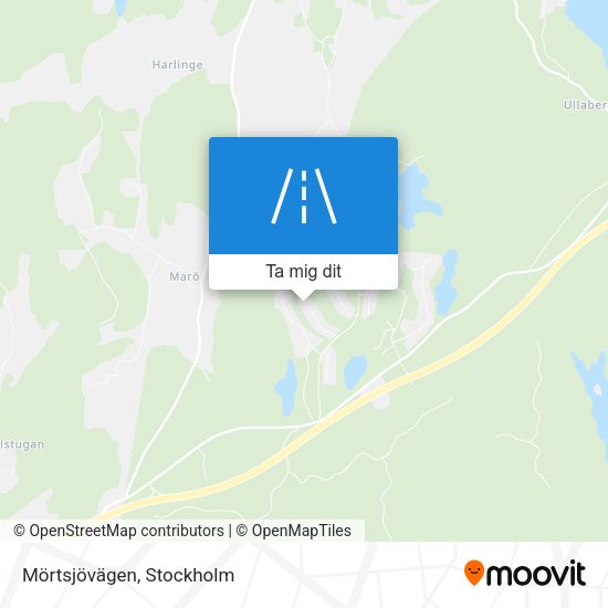 Mörtsjövägen karta