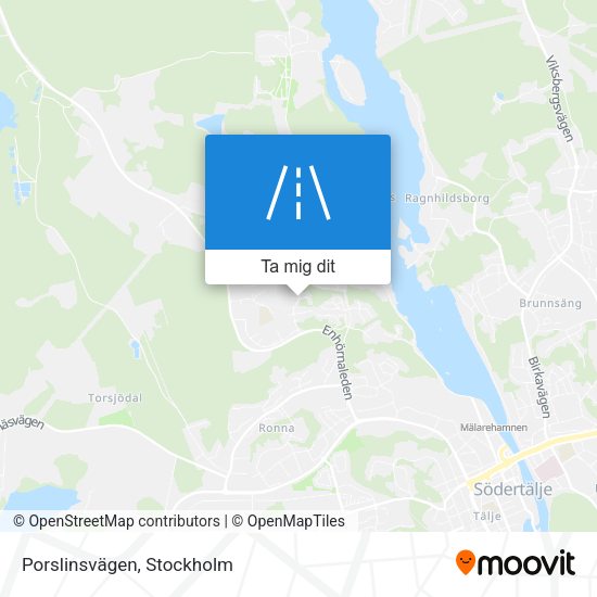 Porslinsvägen karta