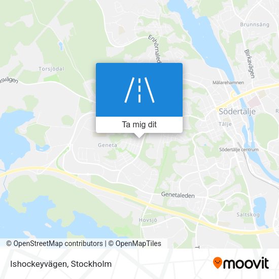 Ishockeyvägen karta
