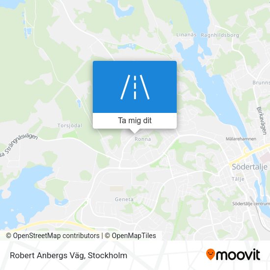 Robert Anbergs Väg karta