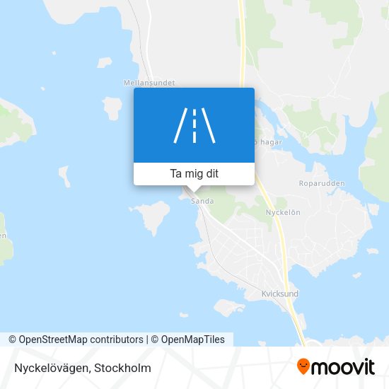 Nyckelövägen karta