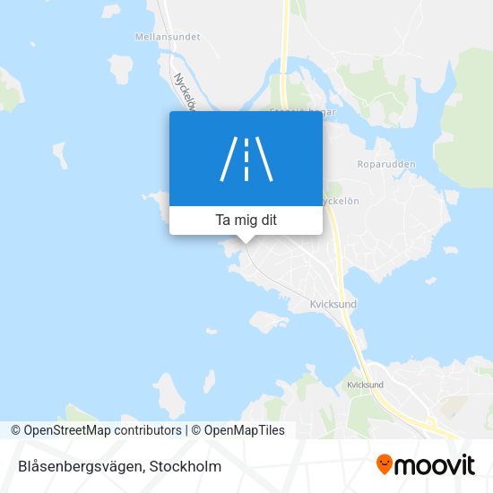 Blåsenbergsvägen karta
