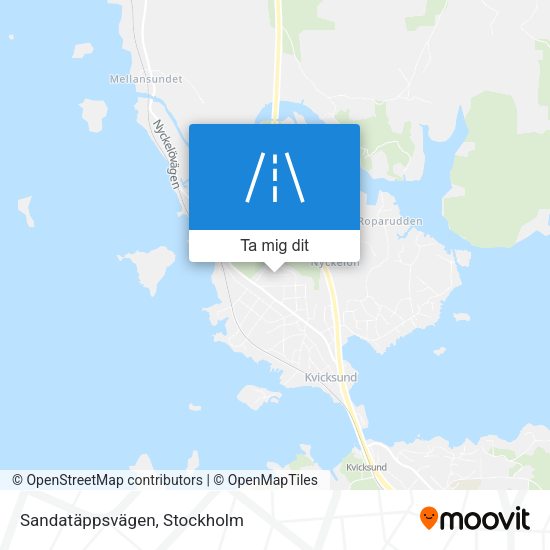 Sandatäppsvägen karta