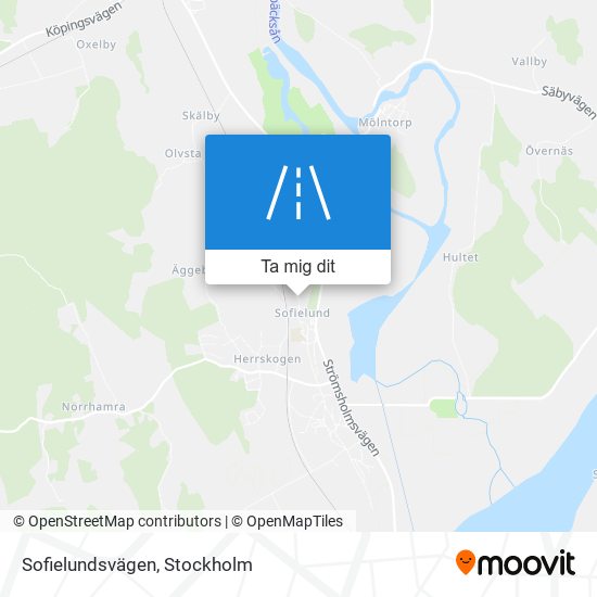 Sofielundsvägen karta