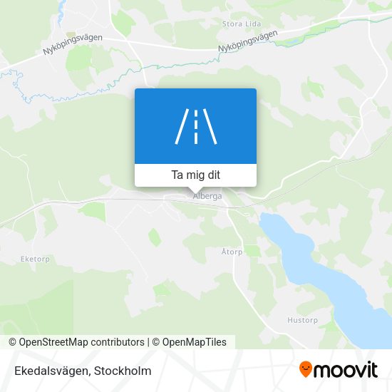 Ekedalsvägen karta