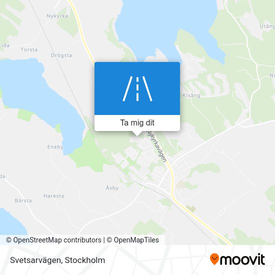 Svetsarvägen karta