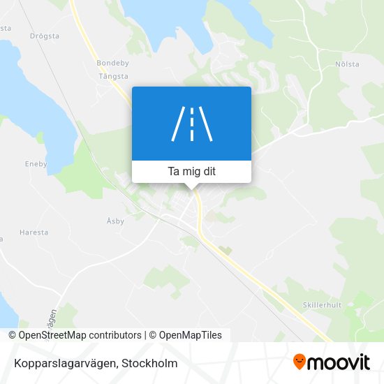 Kopparslagarvägen karta
