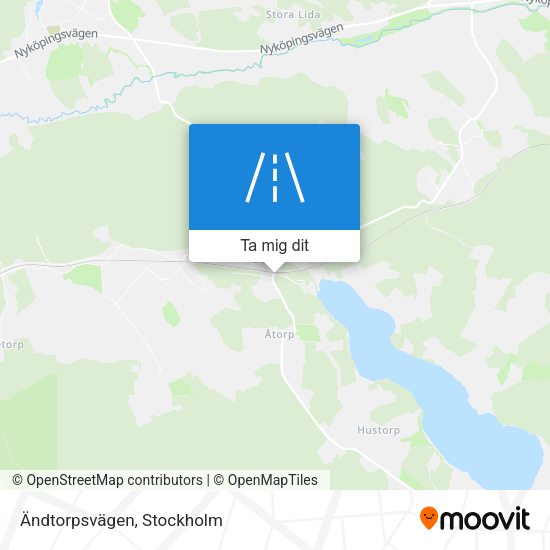 Ändtorpsvägen karta