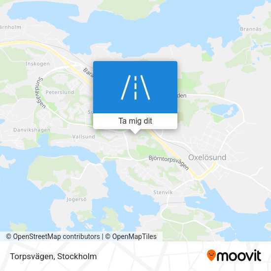 Torpsvägen karta
