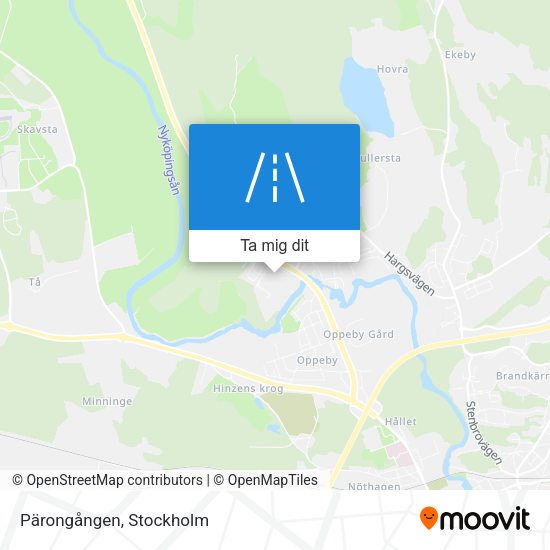 Pärongången karta