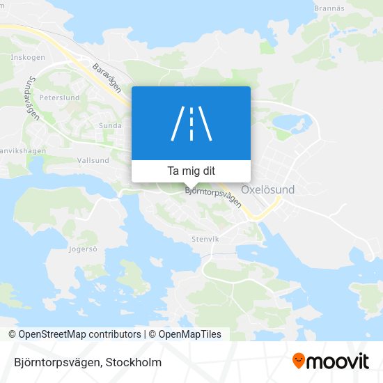 Björntorpsvägen karta