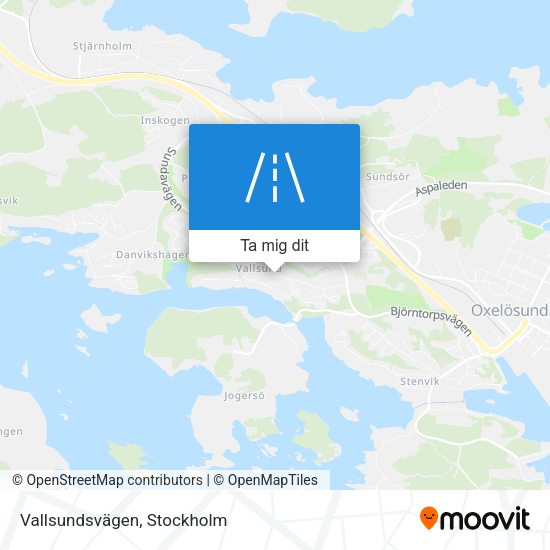 Vallsundsvägen karta