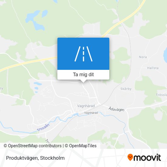 Produktvägen karta