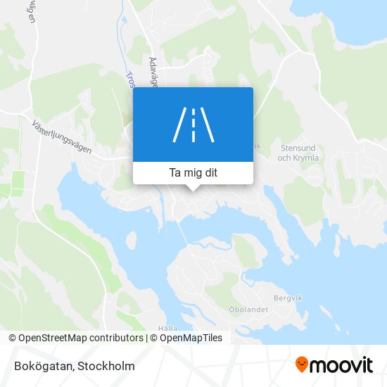 Bokögatan karta