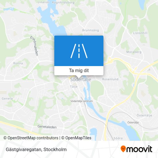 Gästgivaregatan karta