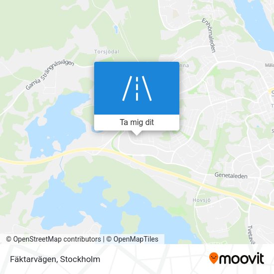 Fäktarvägen karta