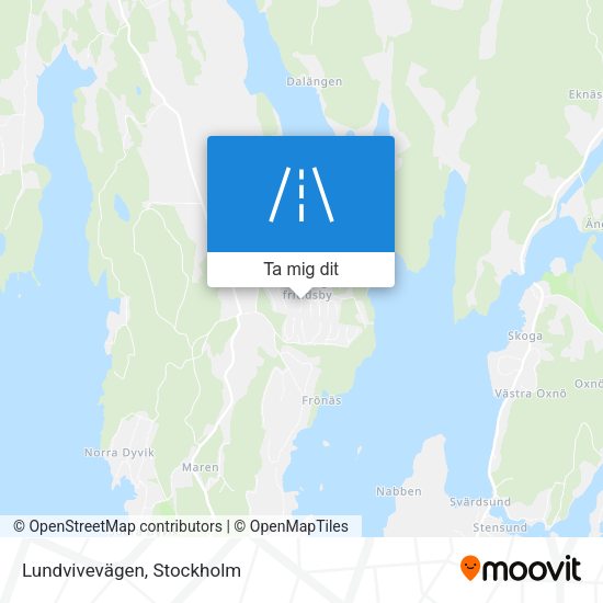 Lundvivevägen karta